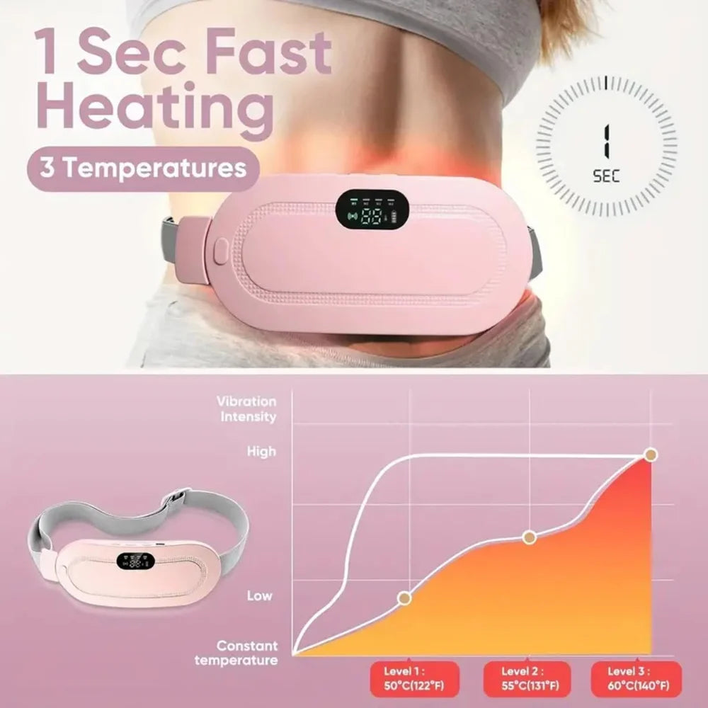 Menstrual Heating Pad Massager, Velvet